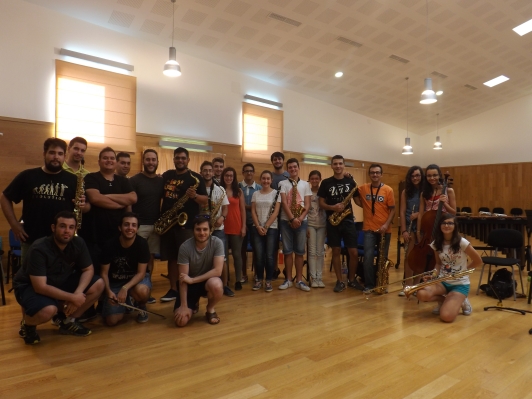 Participantes del I [impro-LaB] en Manzanares (Ciudad Real).JPG